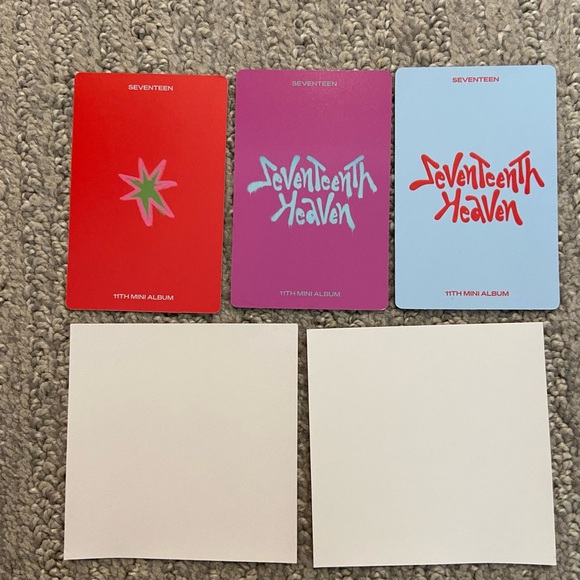 SEVENTEEN 11TH MINI ALBUM SEVENTEENTH HEAVEN AM 5:26 + 2 PC & Sticker you choose - Picture 3 of 3